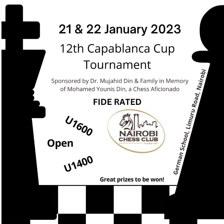 Poster for the 12th Capablanca Cup.